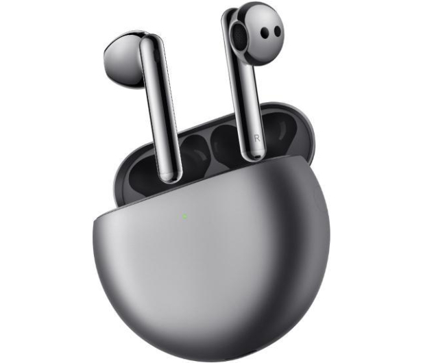 Huawei Freebuds 4 srebrne ANC - 660318 - zdjęcie